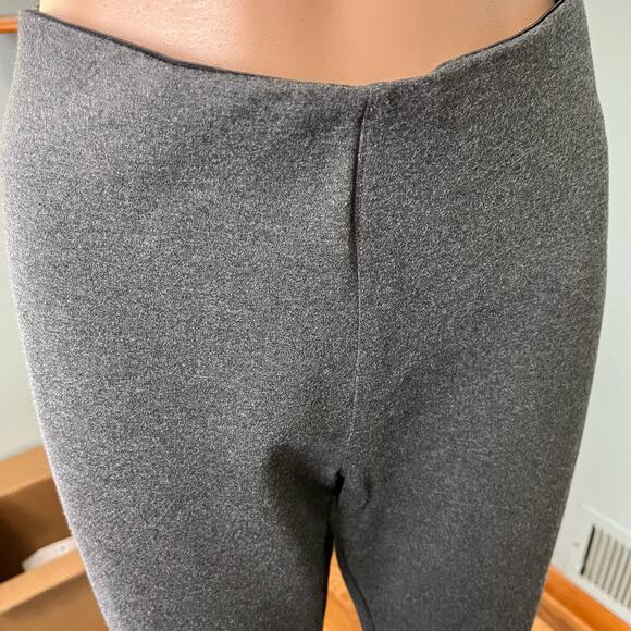 Soft Surroundings Knit Leggings PM Ankle Length Soft Comfortable Straight Leg - Picture 2 of 6